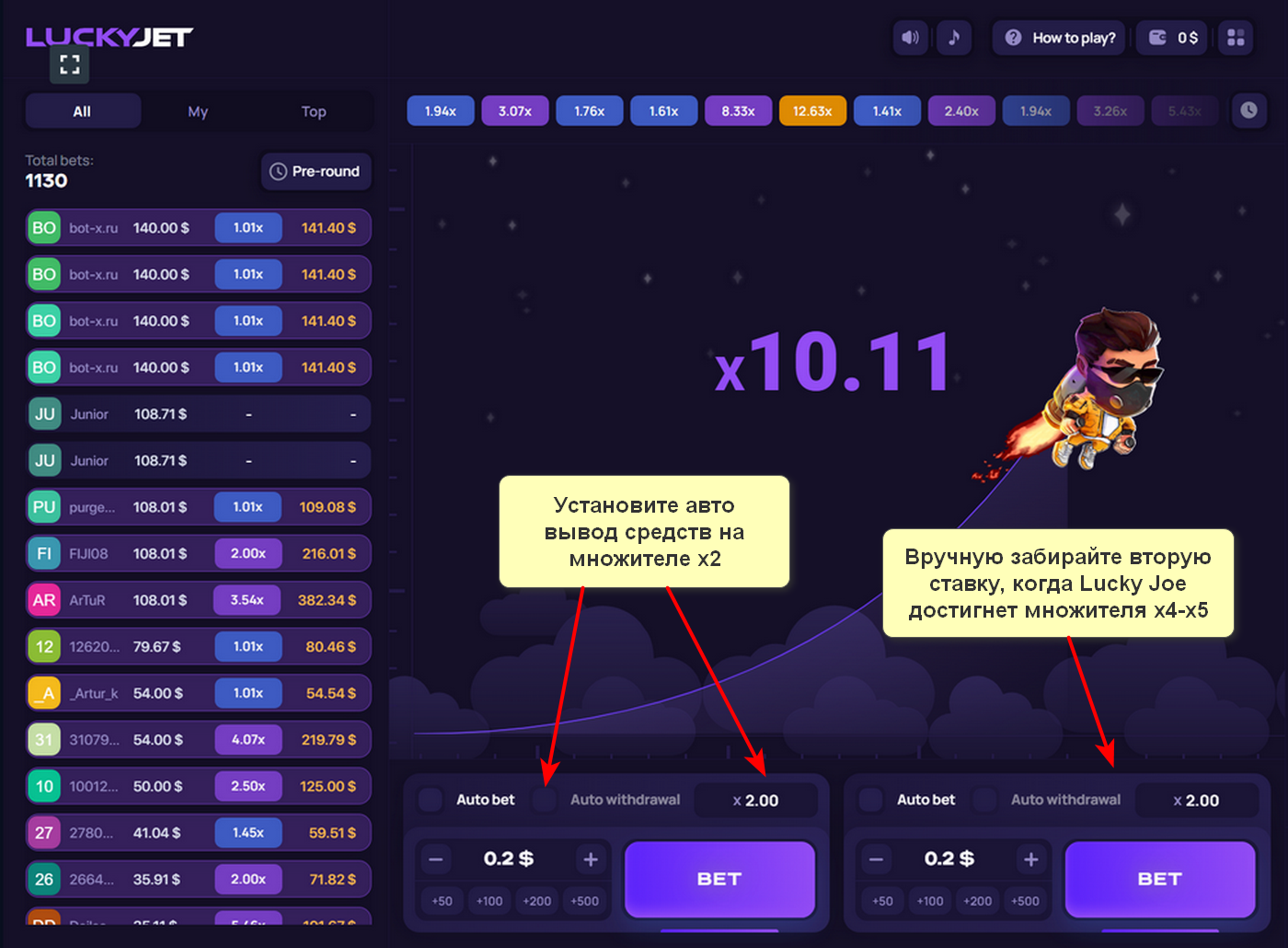 Новые стратегии Lucky Jet - Lucky Jet Guide